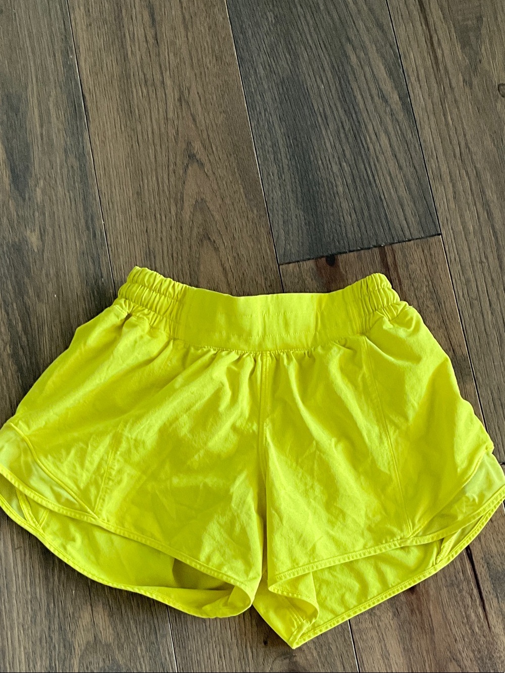 lululemon athletica Neon Yellow Women's Athletic Shorts